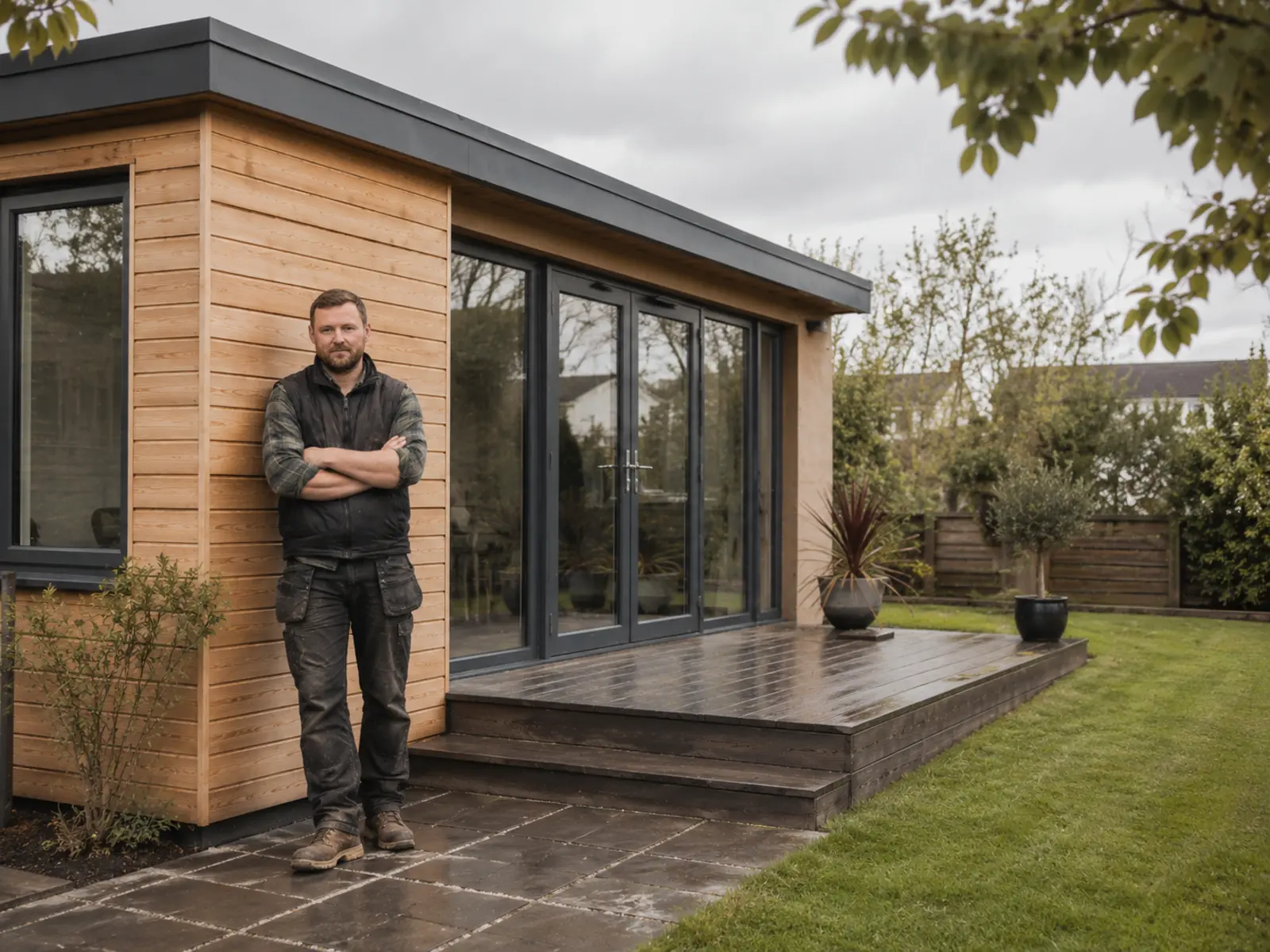 Irish garden room builder at work — the jobs Ranksy gets you found for
