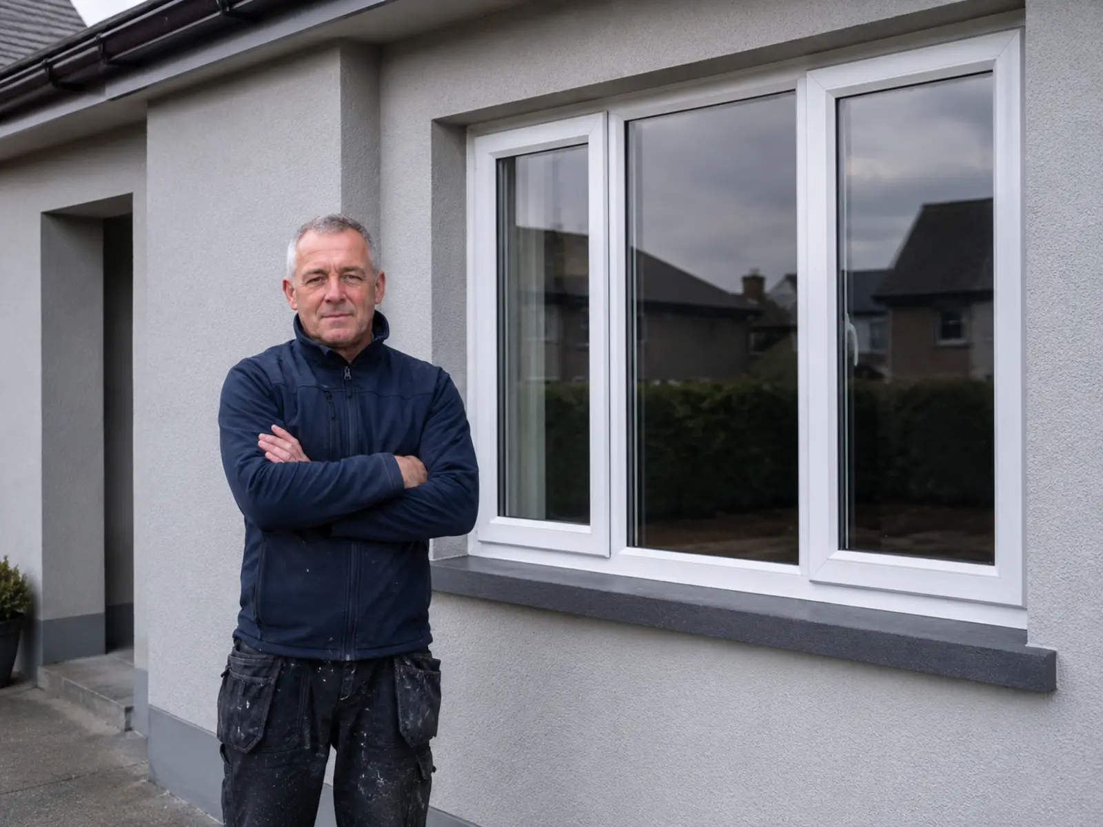 Irish window installer at work — the jobs Ranksy gets you found for